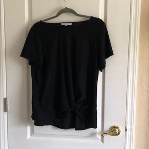NWOT Tie front tee